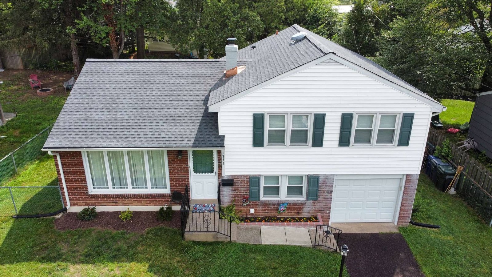 Completed shingle roof replacement on residential home — Shelby Roofing Services PA