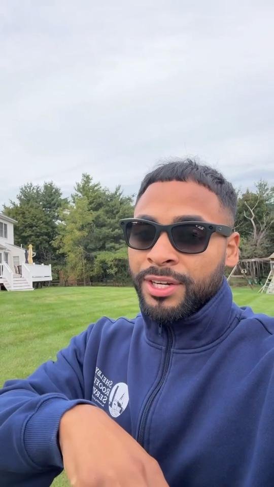 Miguel Cespedes on an active job site, Shelby Roofing Services video