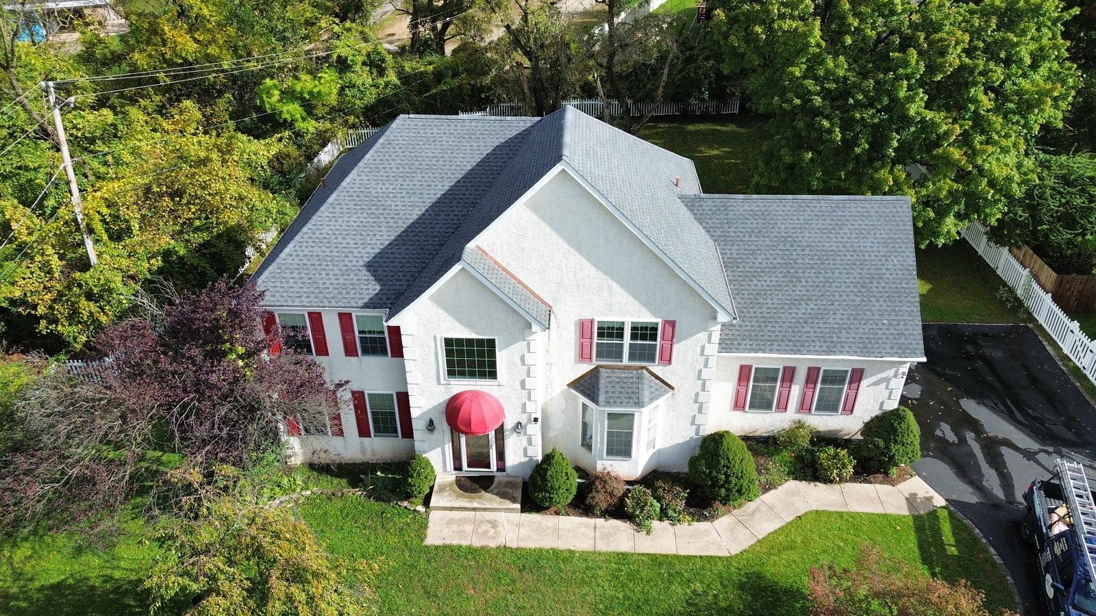 Full Shingle Roof Replacement — New Plywood & Custom Copper Flashing, Plymouth Meeting PA — completed project by Shelby Roofing Services