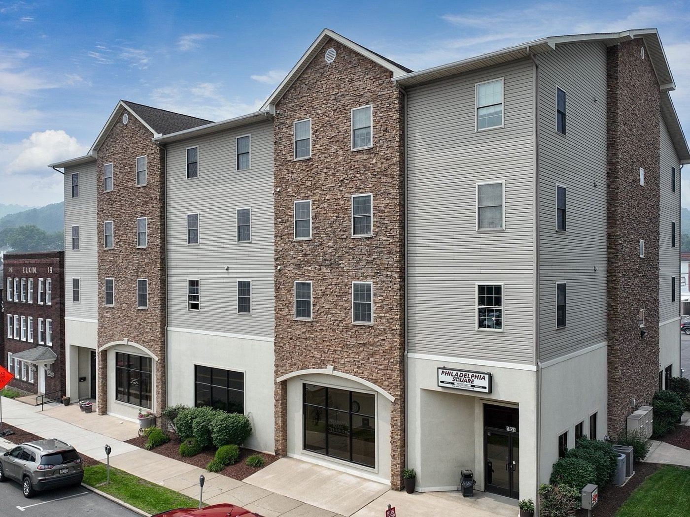 Residential property — Shelby Roofing Services serves single-family homes, townhouses, and investment properties